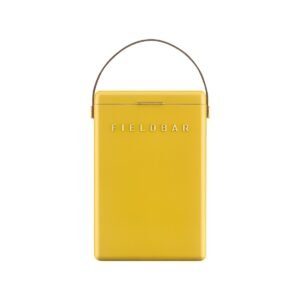 Fieldbar 10L Drinks Box cooler box in Limited Edition Caribbean Yellow, front view on a white background
