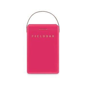 Fieldbar 10L Drinks Box cooler box in Limited Edition Hot Pink, front view on a white background