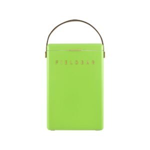 Fieldbar 10L Drinks Box cooler box in Limited Edition Match Point Green, front view on a white background
