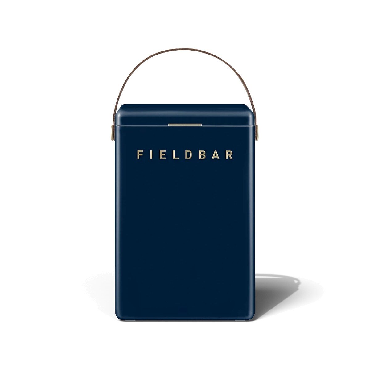 Fieldbar 10L Drinks Box cooler box in Sea Boat Blue, front view on a white background
