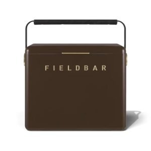 Fieldbar 24L Gin Trunk cooler box in Espresso Martini, front view on a white background
