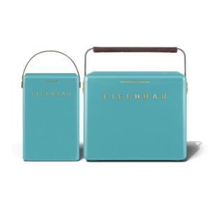 Fieldbar Cooler Box Set 10L and 24L Bazaruto Blue - front on a white background