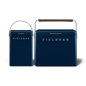 Fieldbar Cooler Box Set 10L and 24L Sea Boat Blue - front on a white background