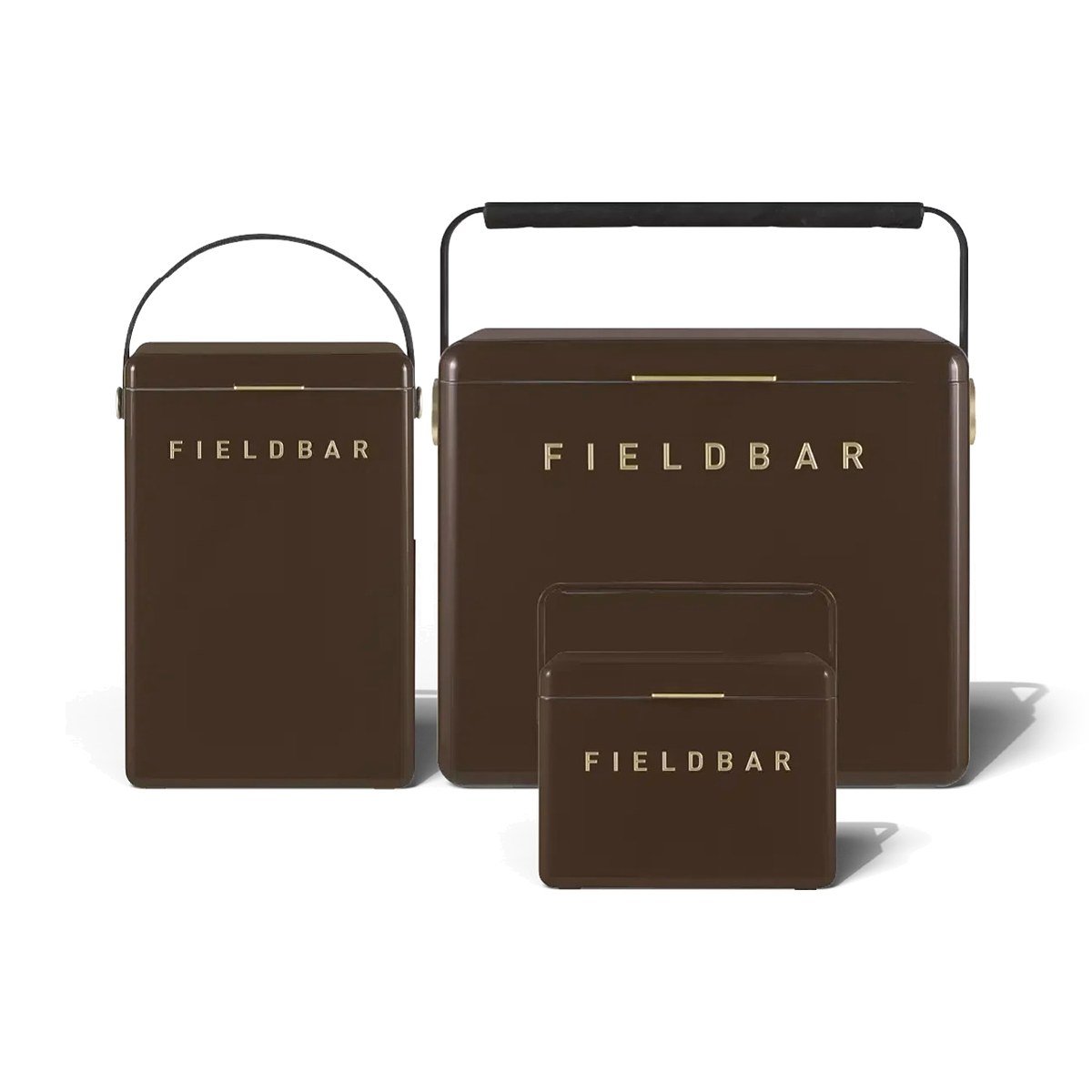 Fieldbar Cooler Box Trio 4L 10L 24L Espresso Martini - front on a white background