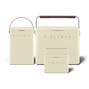 Fieldbar Cooler Box Trio 4L 10L 24L Safari White - front on a white background