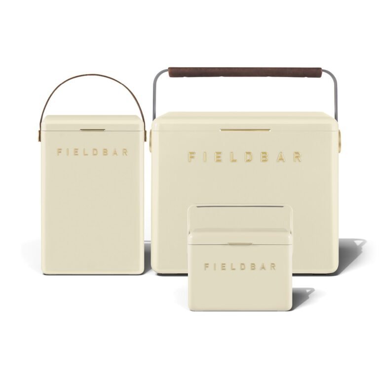 Fieldbar Cooler Box Trio 4L 10L 24L Safari White - front on a white background