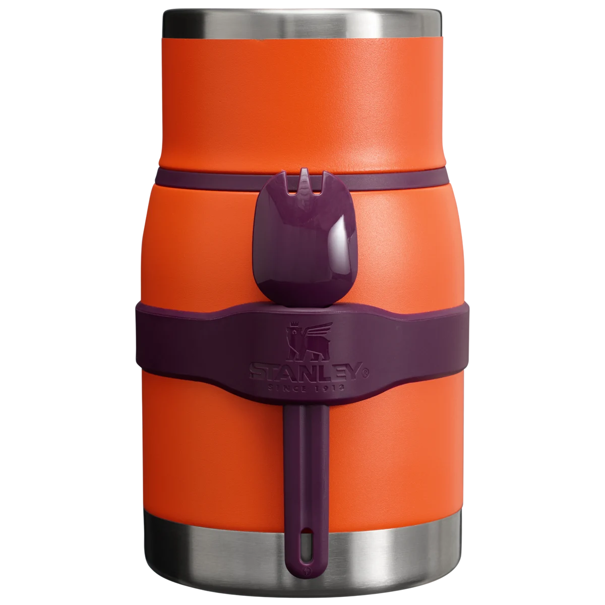Stanley Adventure To-Go Food Jar and Spork 710ml Tigerlily Plum