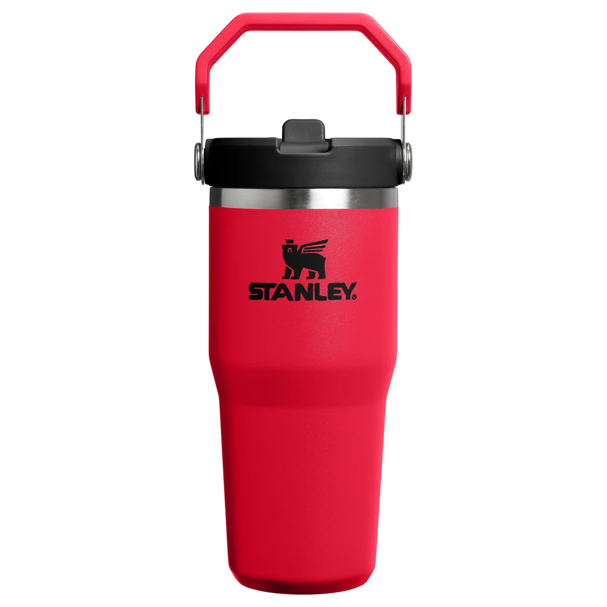 Stanley IceFlow Flip Straw Tumbler 414ml Chili Black