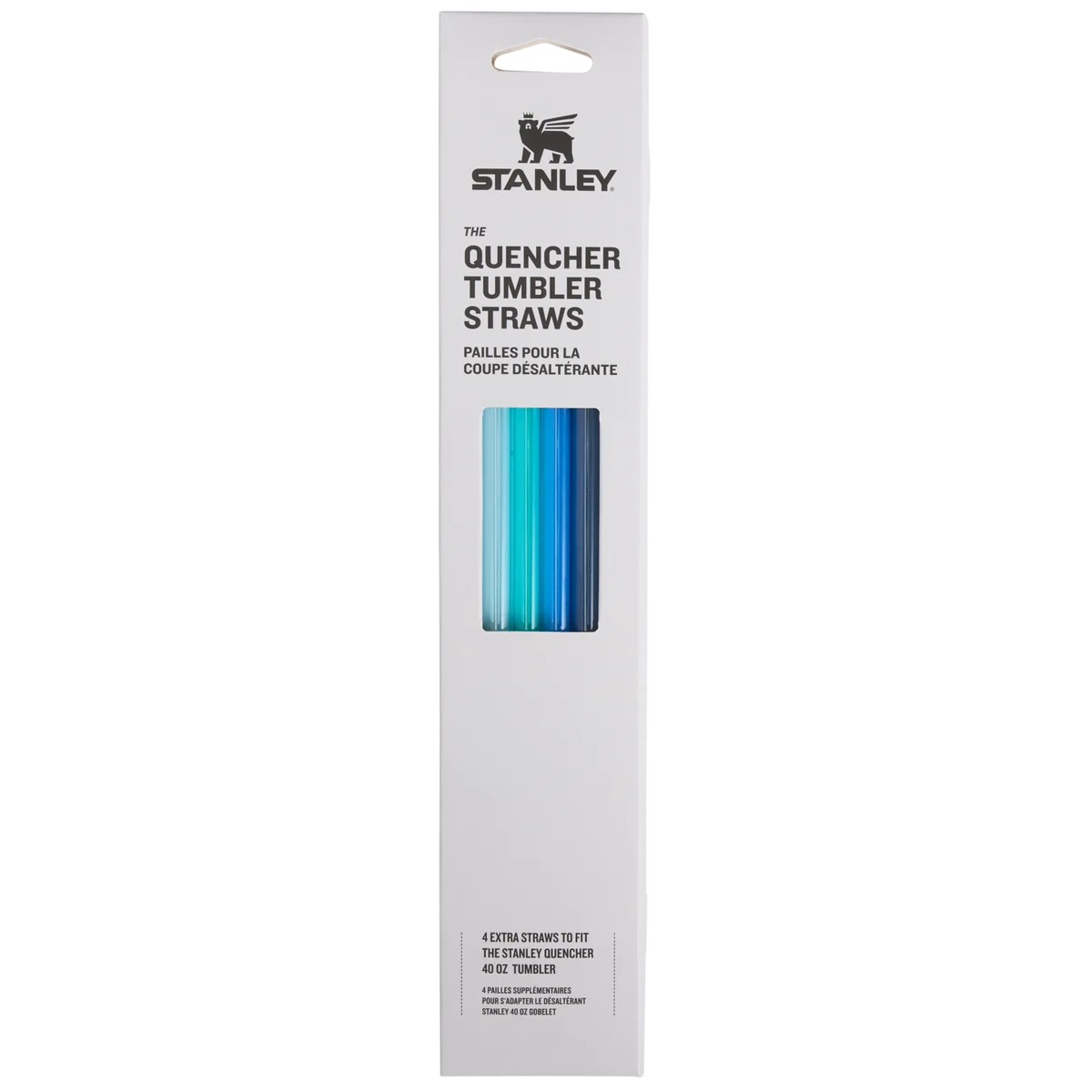 Stanley Quencher Replacement Straws 4-Pack Blue