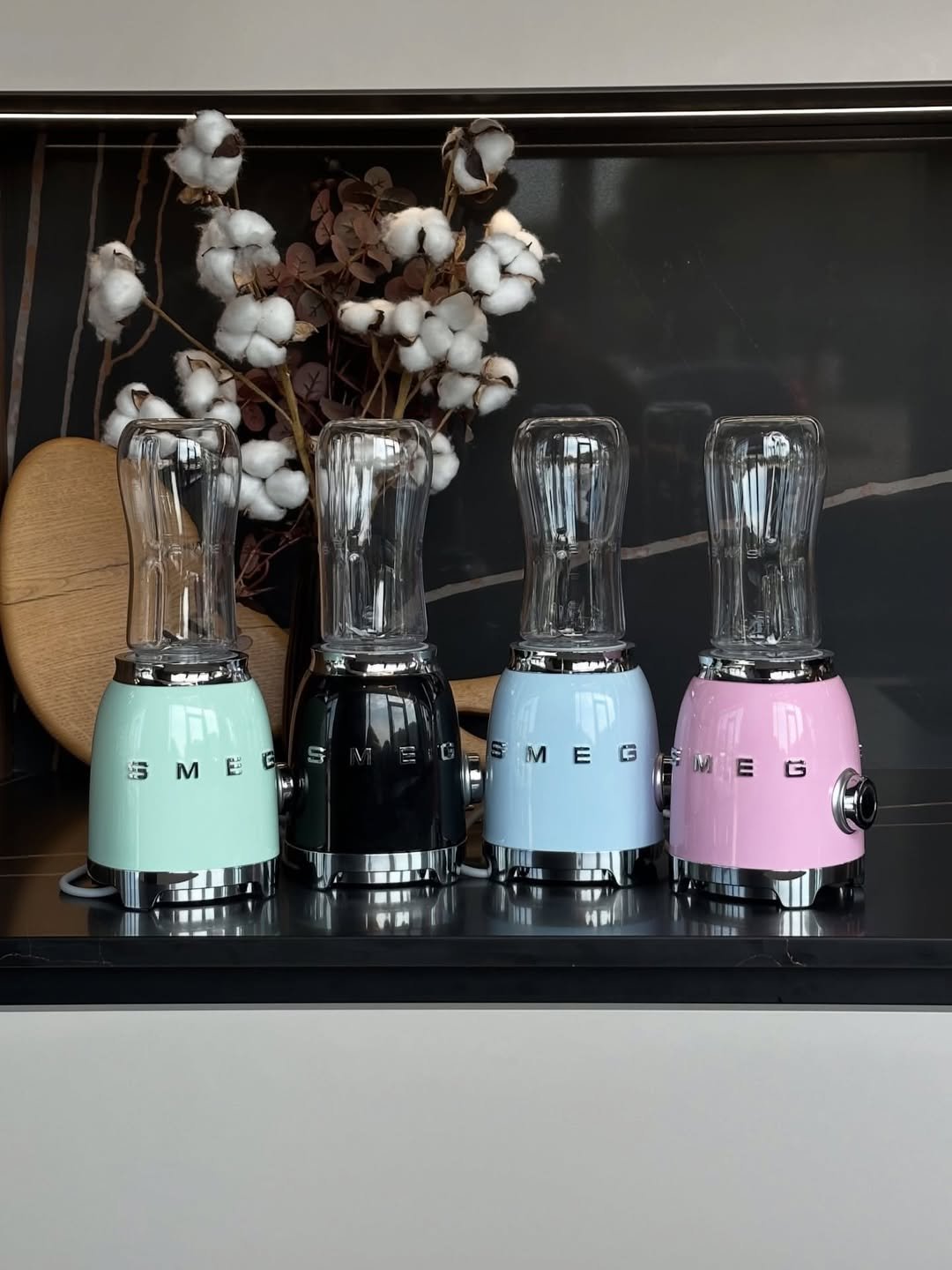 50s New Black Smeg Table Blender