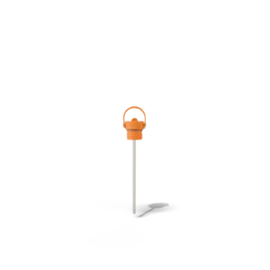 Fieldbar Bottle Sip Lid and Straw Orchard Orange