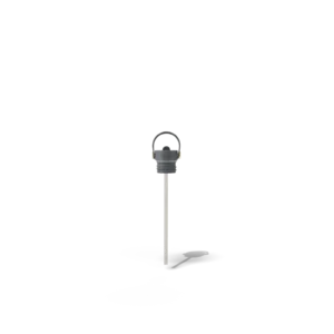 Fieldbar Bottle Sip Lid and Straw Oyster Grey