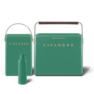 Fieldbar Cooler Box Set and Field Bottle Parisian Green