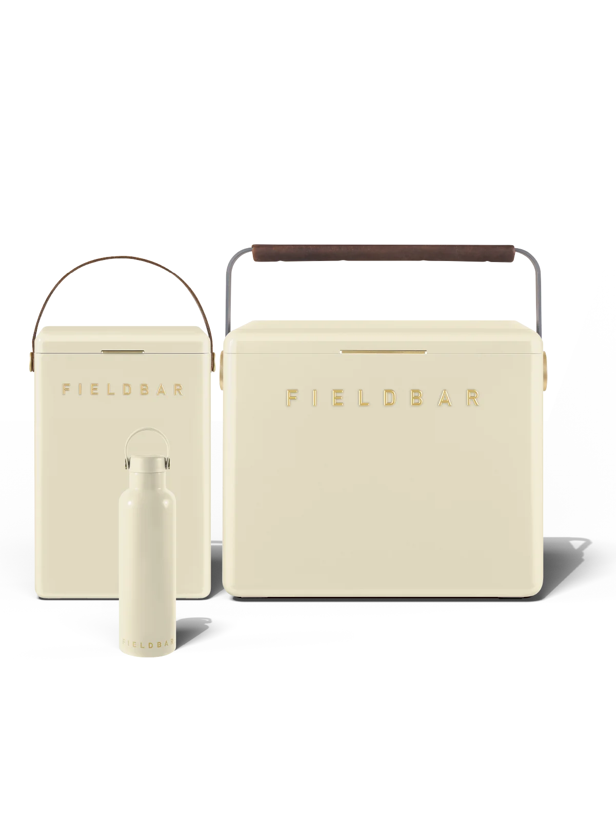 Fieldbar Cooler Box Set and Field Bottle Safari White