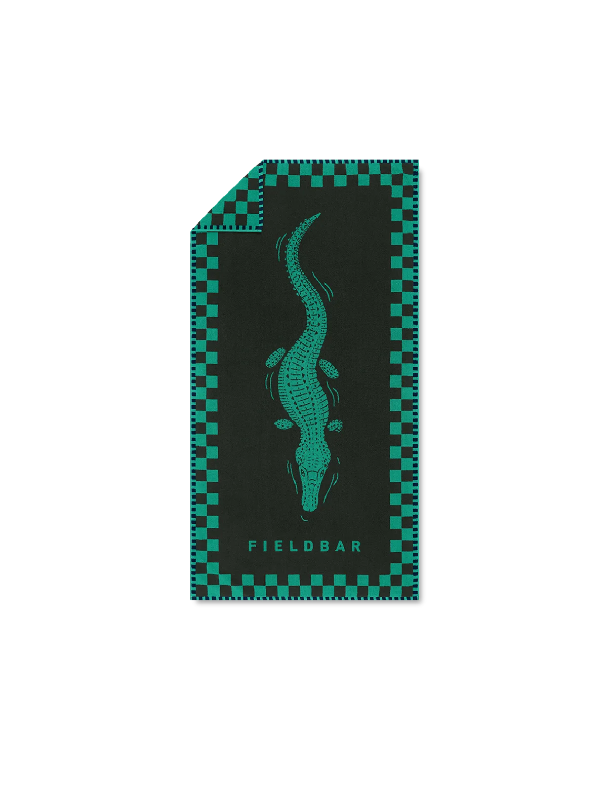 Fieldbar Seabed Beach and Bath Towel Parisian Green