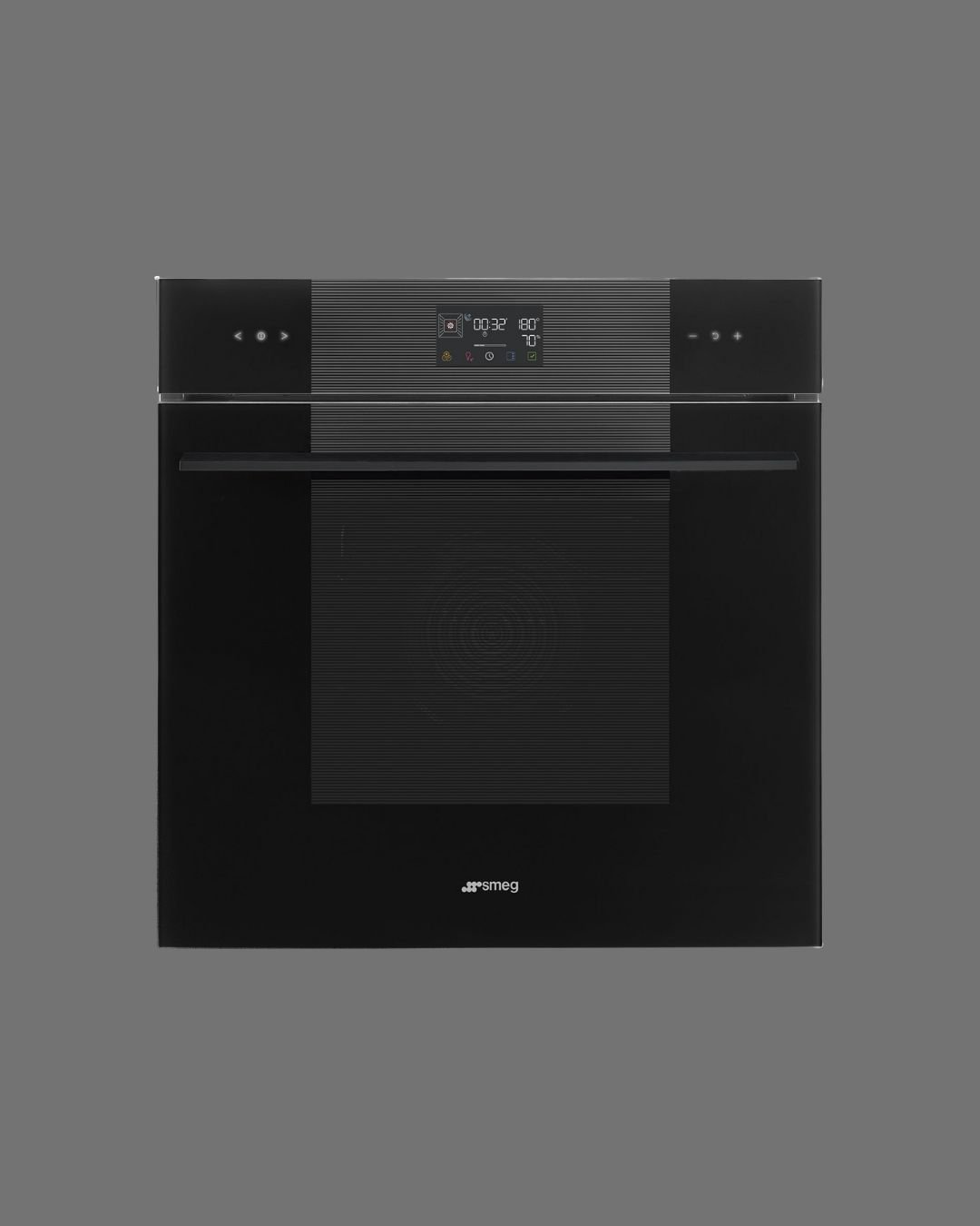 Luxury Black Linea Built-in Microwave