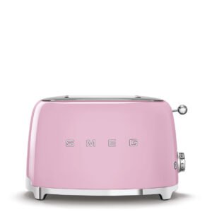 Pink Smeg TSF01PKSA 50s Retro Style 2 Slice Toaster