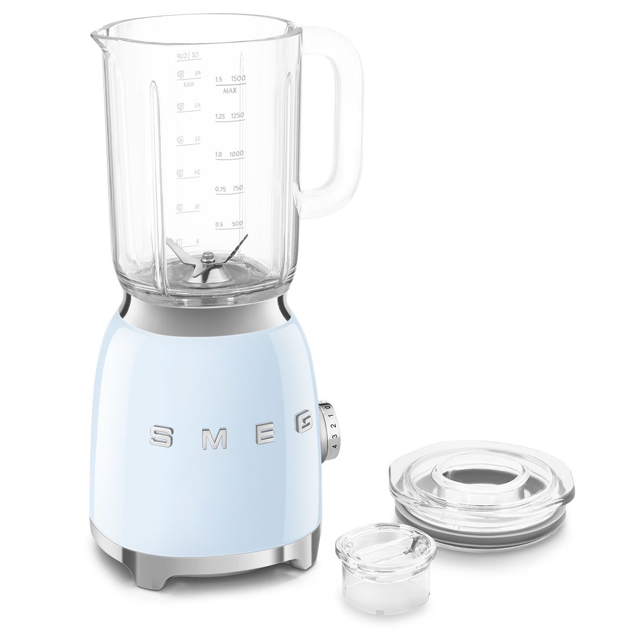 SMEG BLF03 Pastel Blue Retro Jug Blender view 3