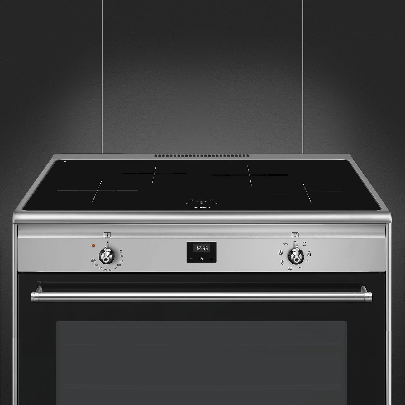 SMEG 90cm Stainless Steel Induction Cooker view 5