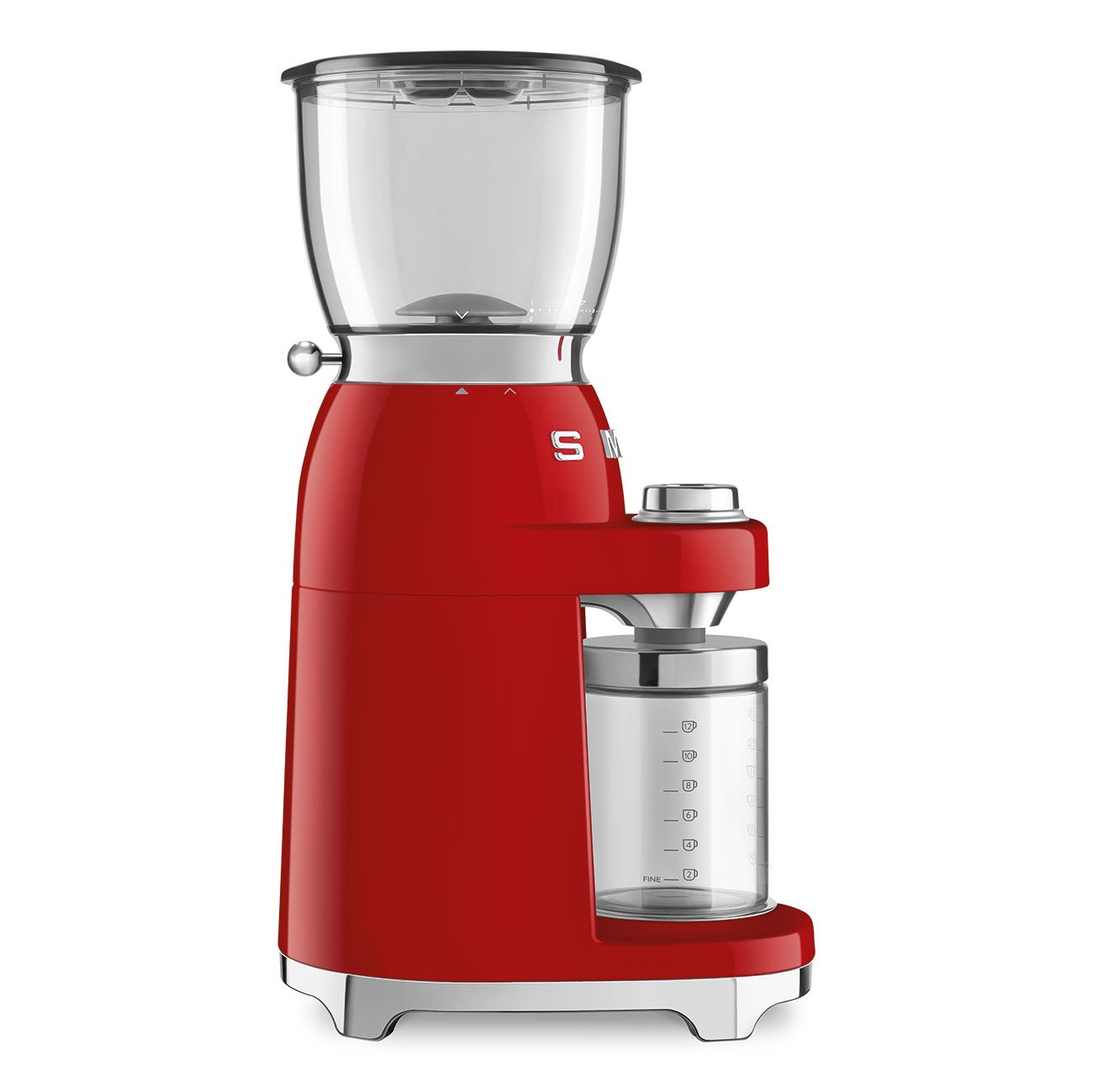 SMEG CGF01 Red Coffee Grinder view 3