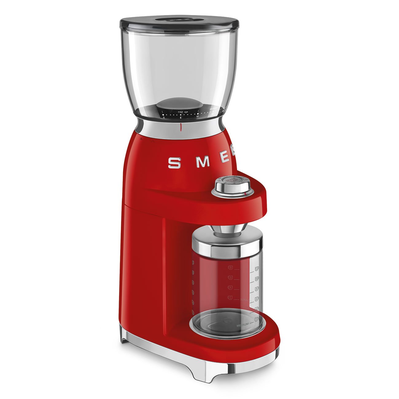 SMEG CGF01 Red Coffee Grinder view 4