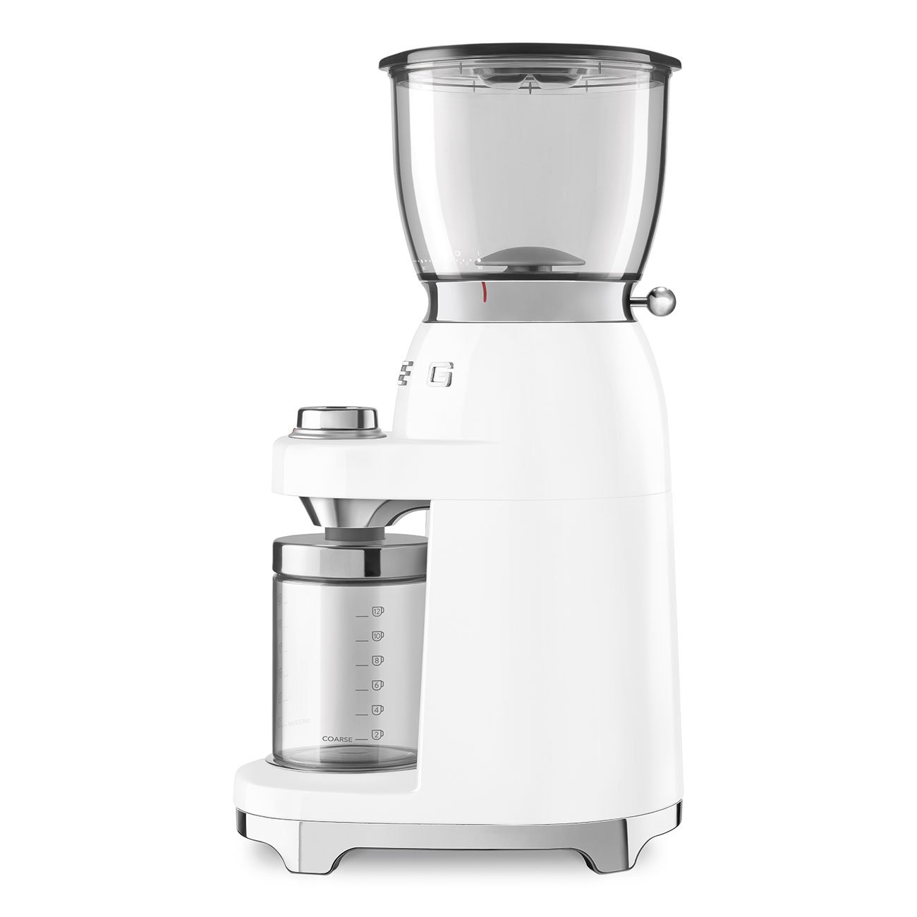 SMEG CGF01 White Coffee Grinder view 2