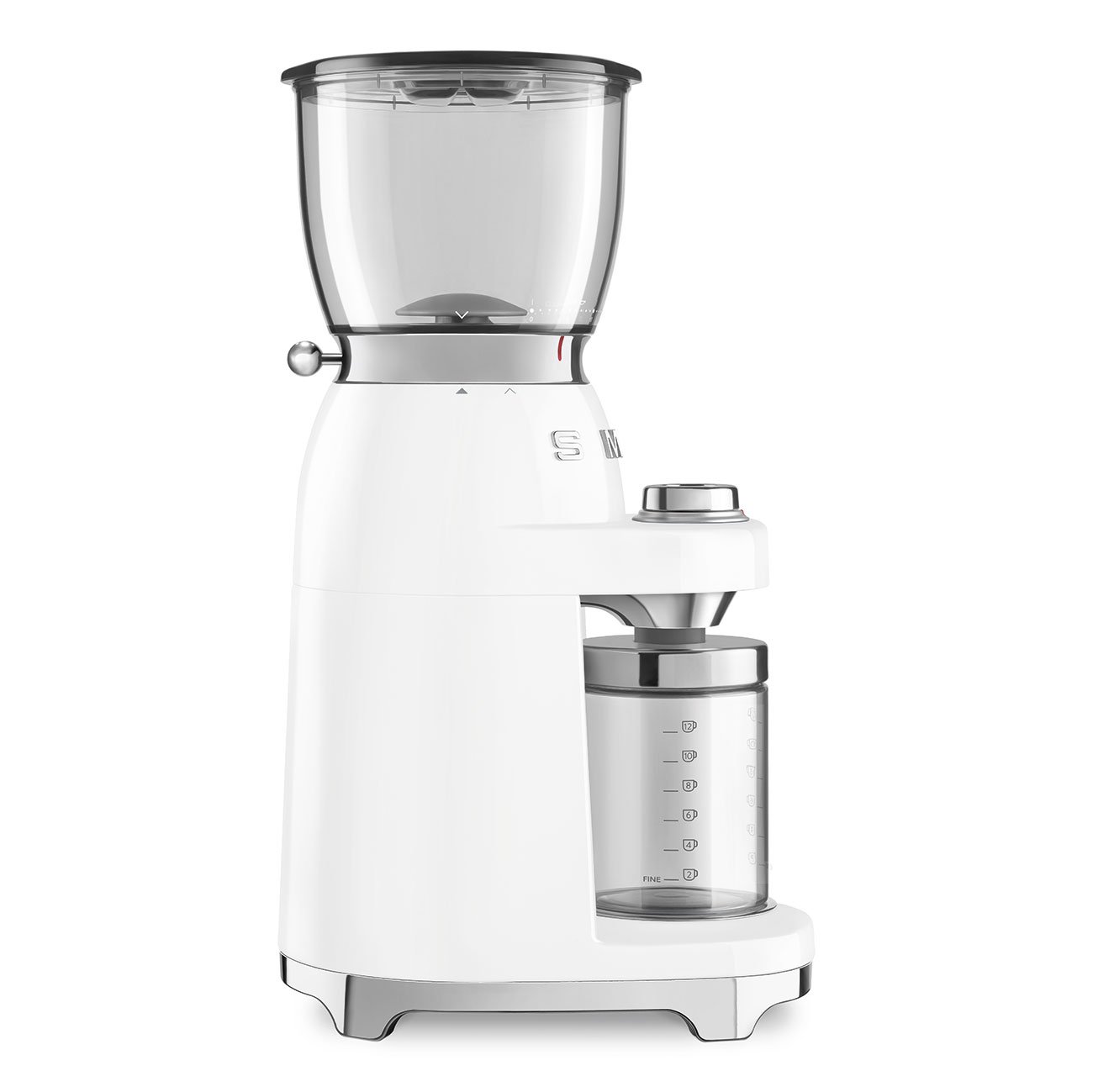 SMEG CGF01 White Coffee Grinder view 3