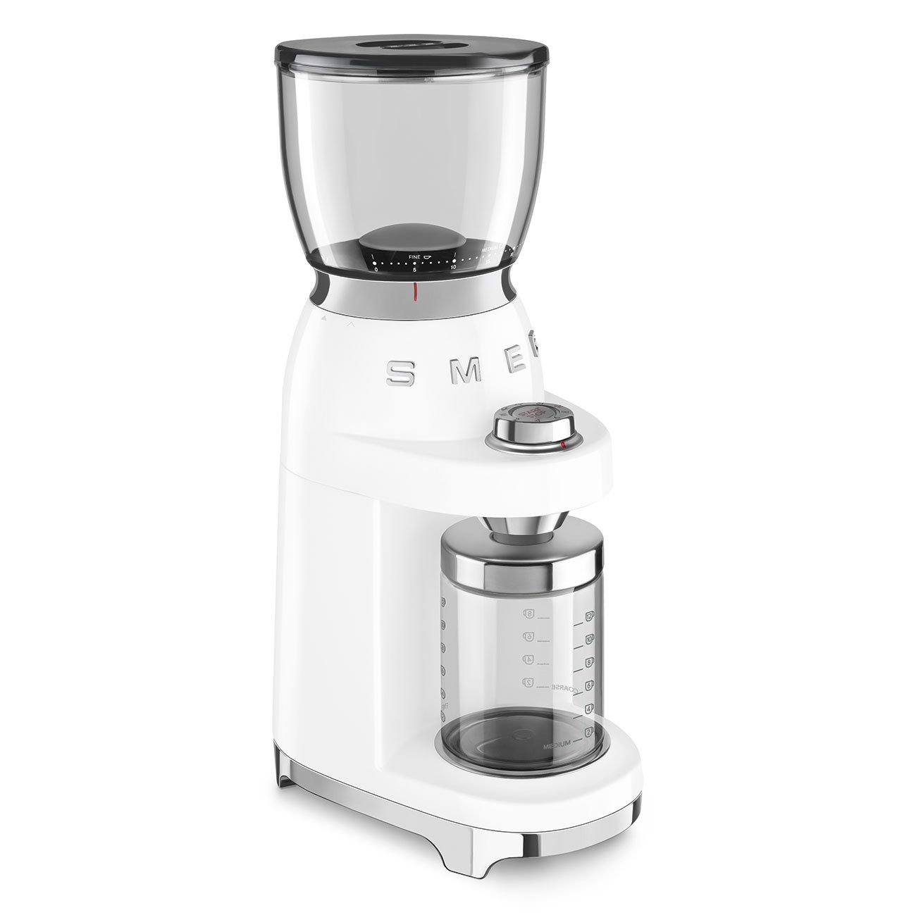 SMEG CGF01 White Coffee Grinder view 4