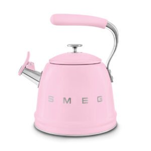 SMEG Pink Whistling Stovetop Kettle 2.3L