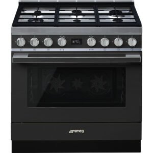 SMEG Portofino 90cm Anthracite Gas Electric Cooker