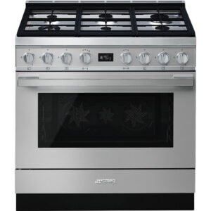 SMEG Portofino 90cm Stainless Steel Gas Electric Cooker