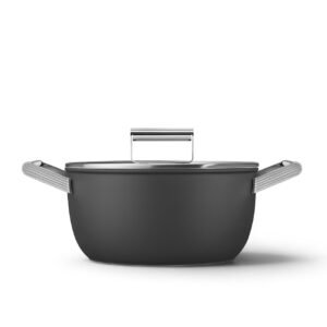 Smeg CSF2412BLM Black Non-stick Casserole Dish