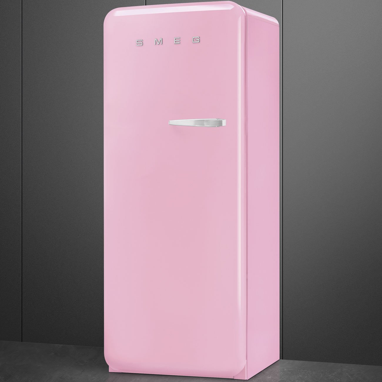 Smeg FAB28LPK6 Pink Free standing refrigerator, view 2