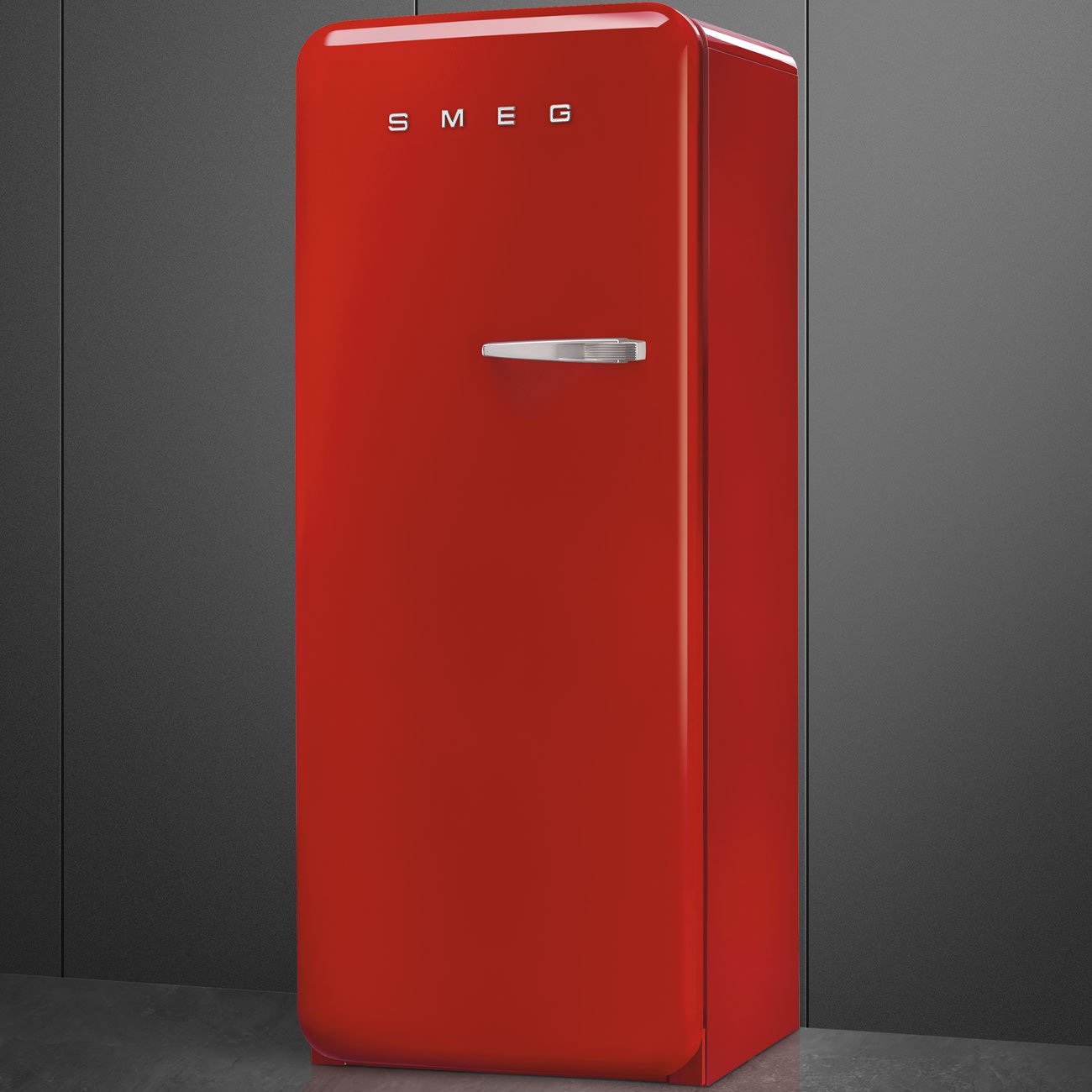 Smeg FAB28LRD6 Red Free standing refrigerator, view 2