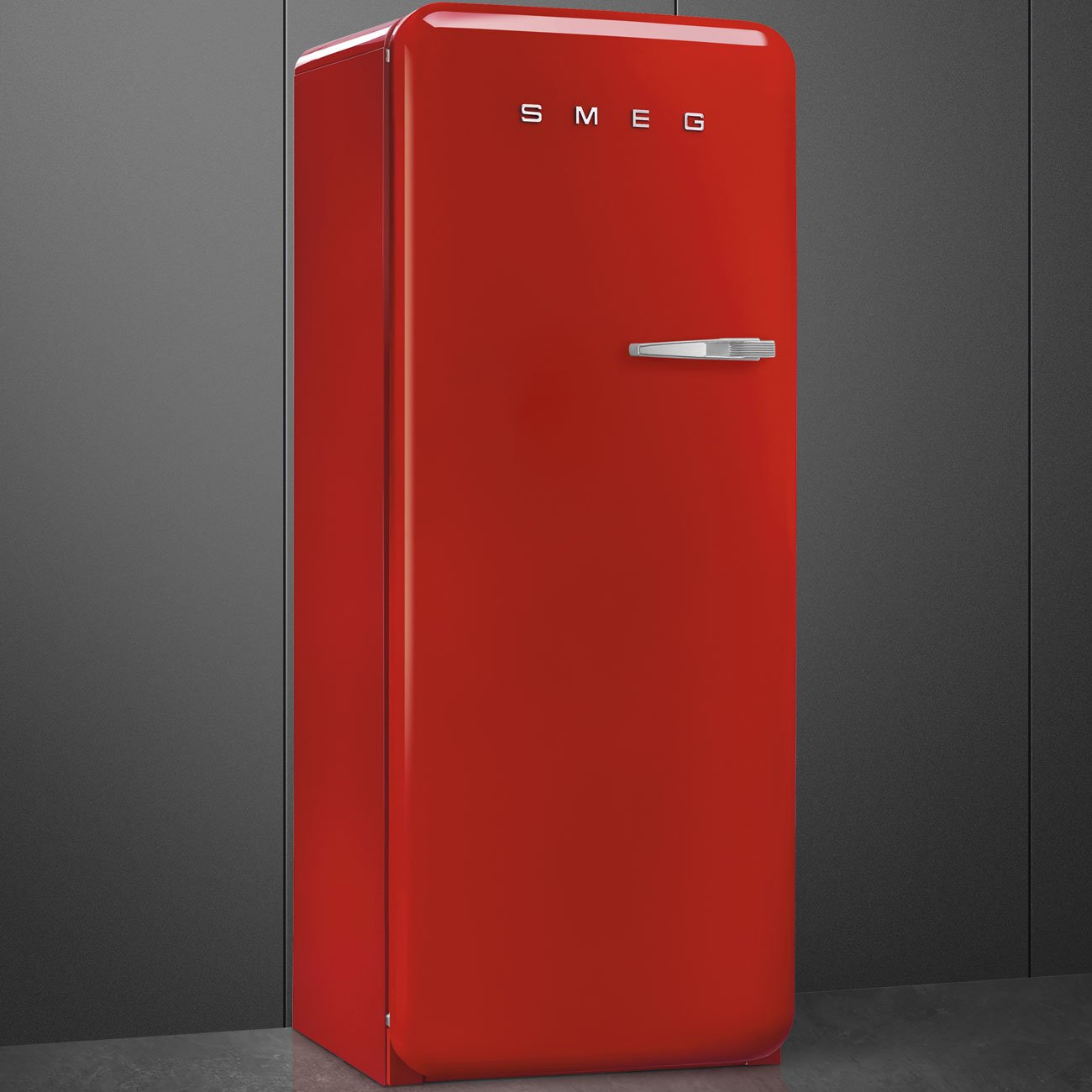 Smeg FAB28LRD6 Red Free standing refrigerator, view 4