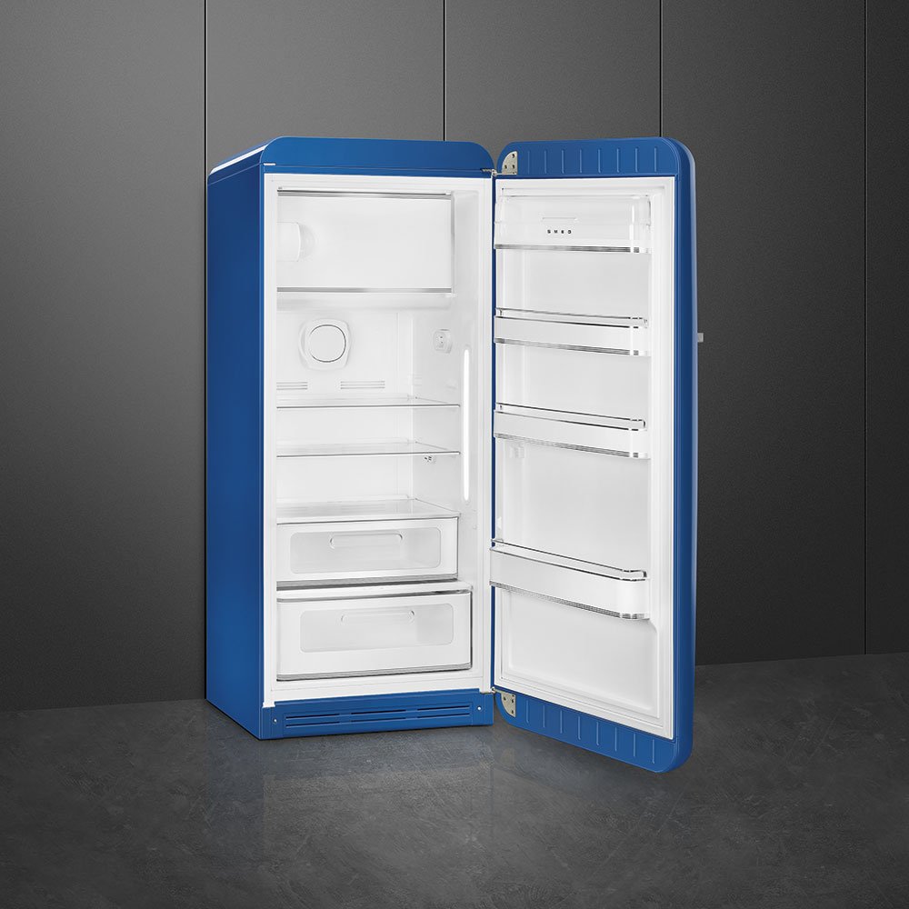 Smeg FAB28RBE6 Blue Free standing refrigerator, view 2