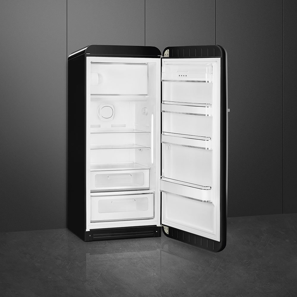 Smeg FAB28RBL6 Black Free standing refrigerator, view 2