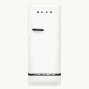 SMEG FAB28 Carrara White Porsche Retro Fridge Right Hinge