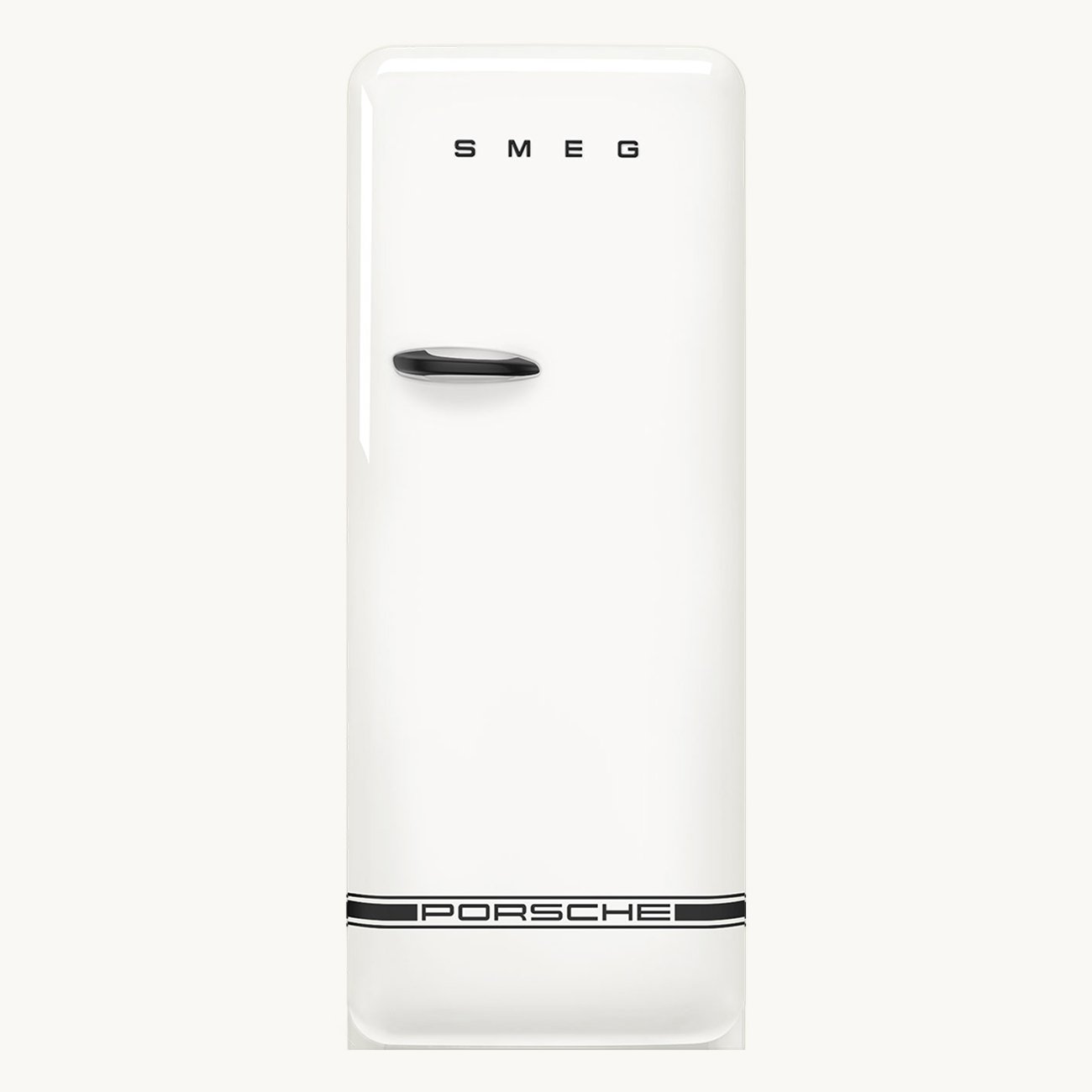 Smeg FAB28RDPCW6 Porsche x fridge Carrara White