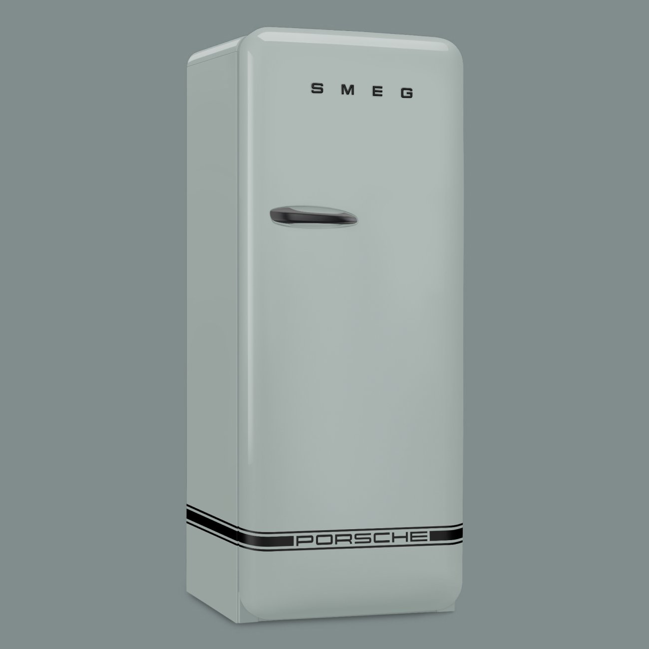 Smeg FAB28RDPSG6 Porsche x fridge Shade Green, view 2