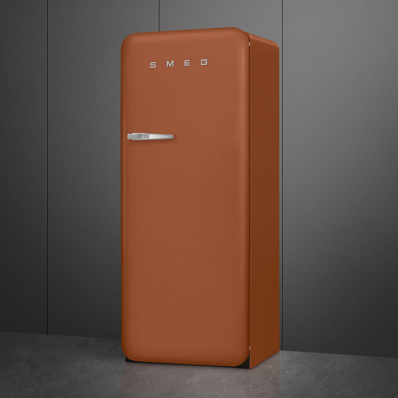 Smeg FAB28RDRU6 Rust Free standing refrigerator, view 3