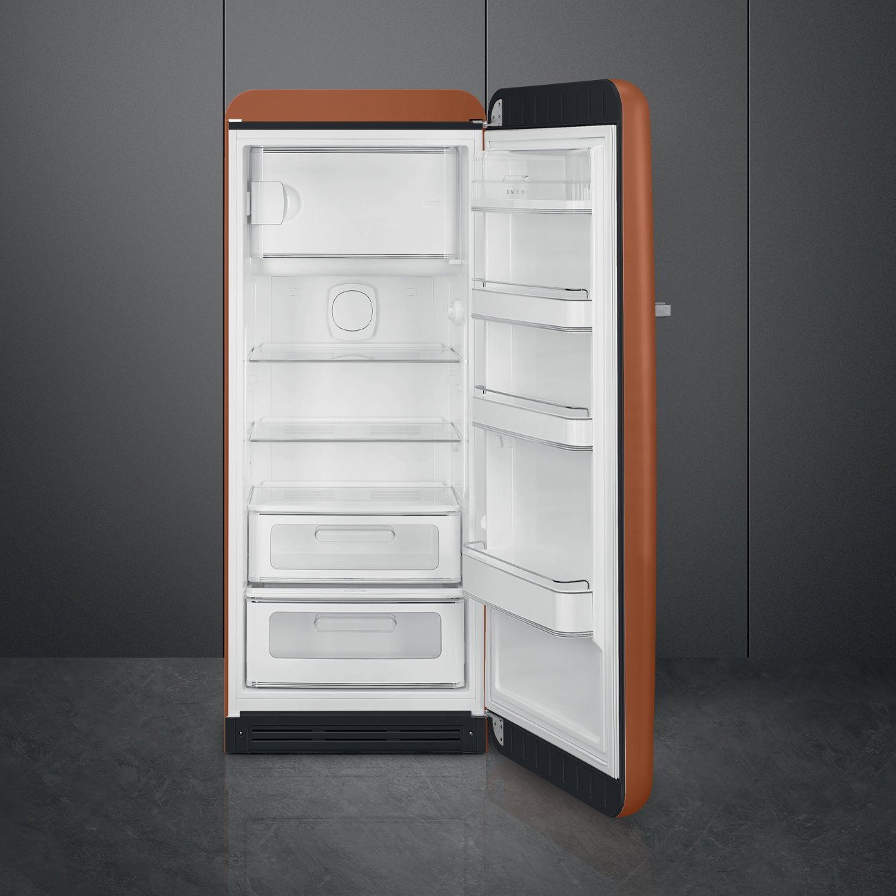 Smeg FAB28RDRU6 Rust Free standing refrigerator, view 4