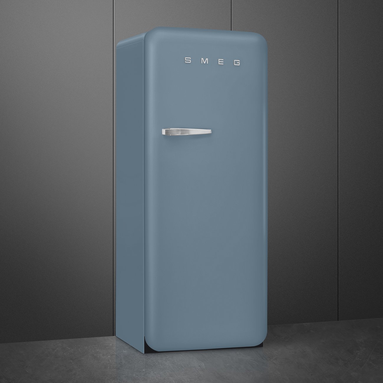 Smeg FAB28RDSB6 Storm Blue Free standing refrigerator, view 2