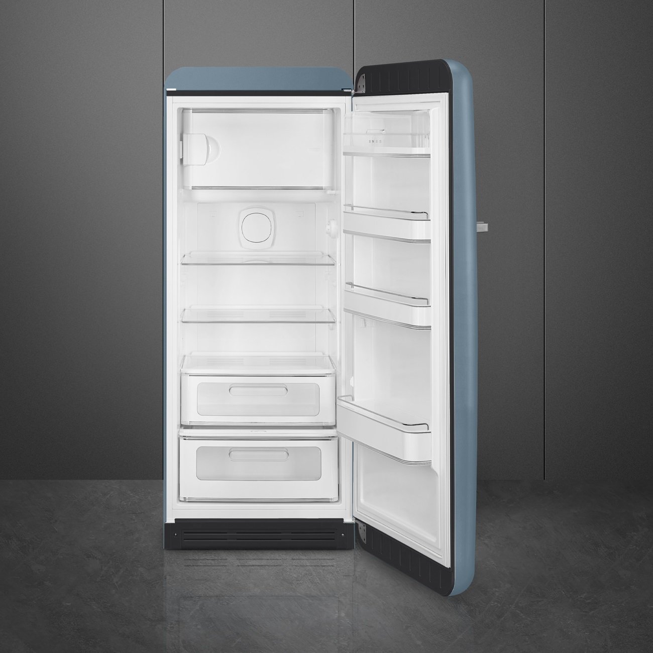 Smeg FAB28RDSB6 Storm Blue Free standing refrigerator, view 4