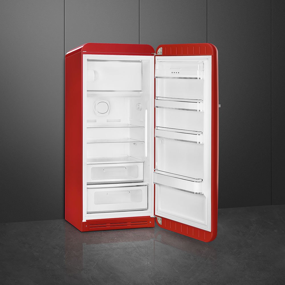 Smeg FAB28RRD6 Red Free standing refrigerator, view 2