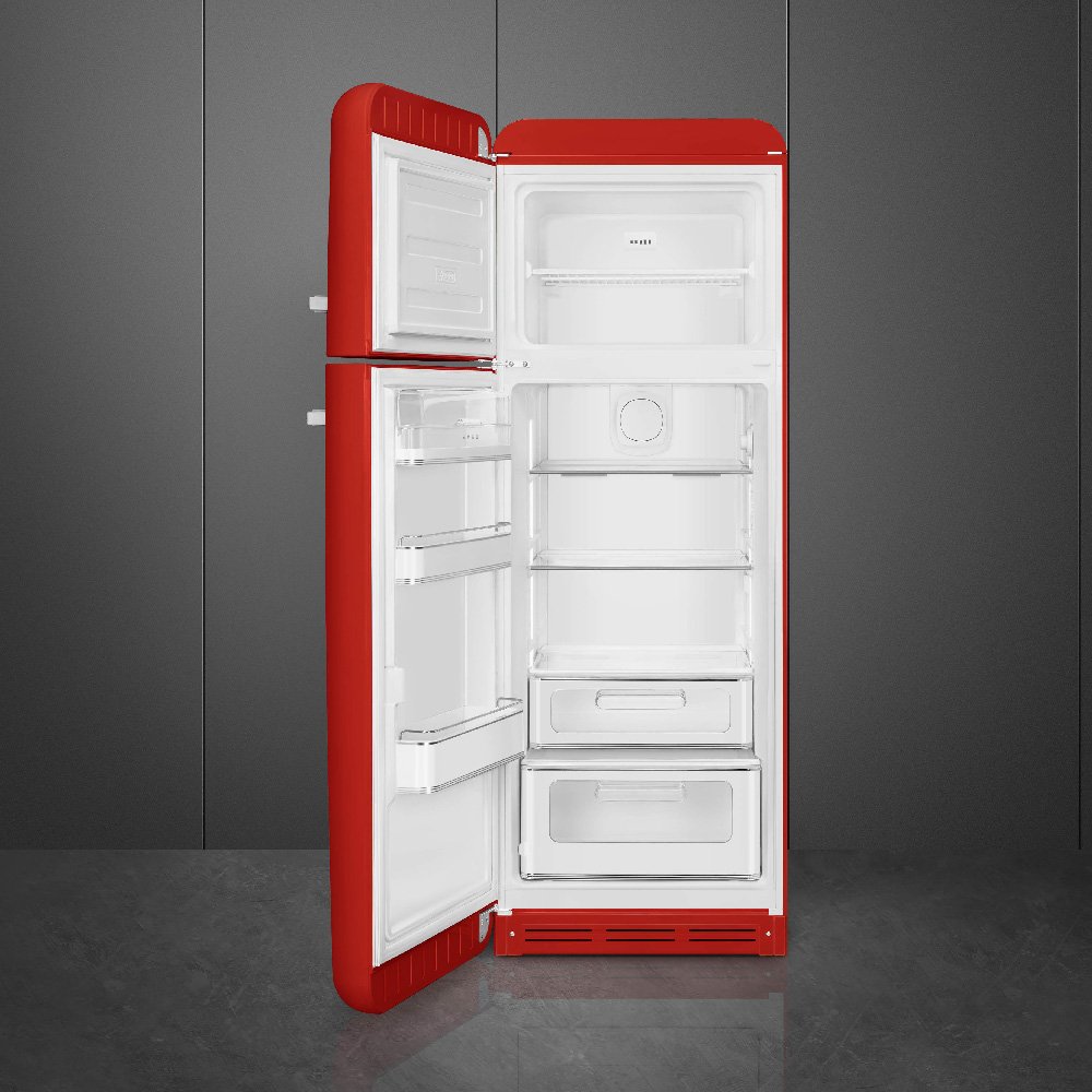Smeg FAB30LRD6 Red Free standing refrigerator, view 2