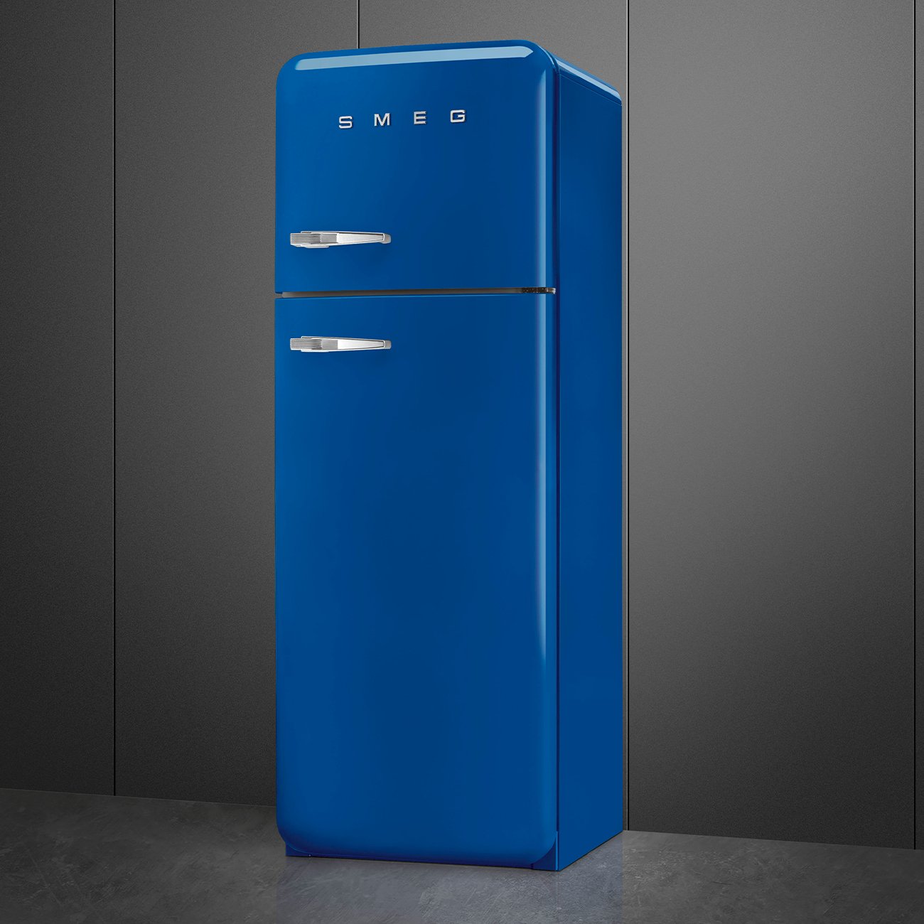 Smeg FAB30RBE6 Blue Free standing refrigerator, view 4