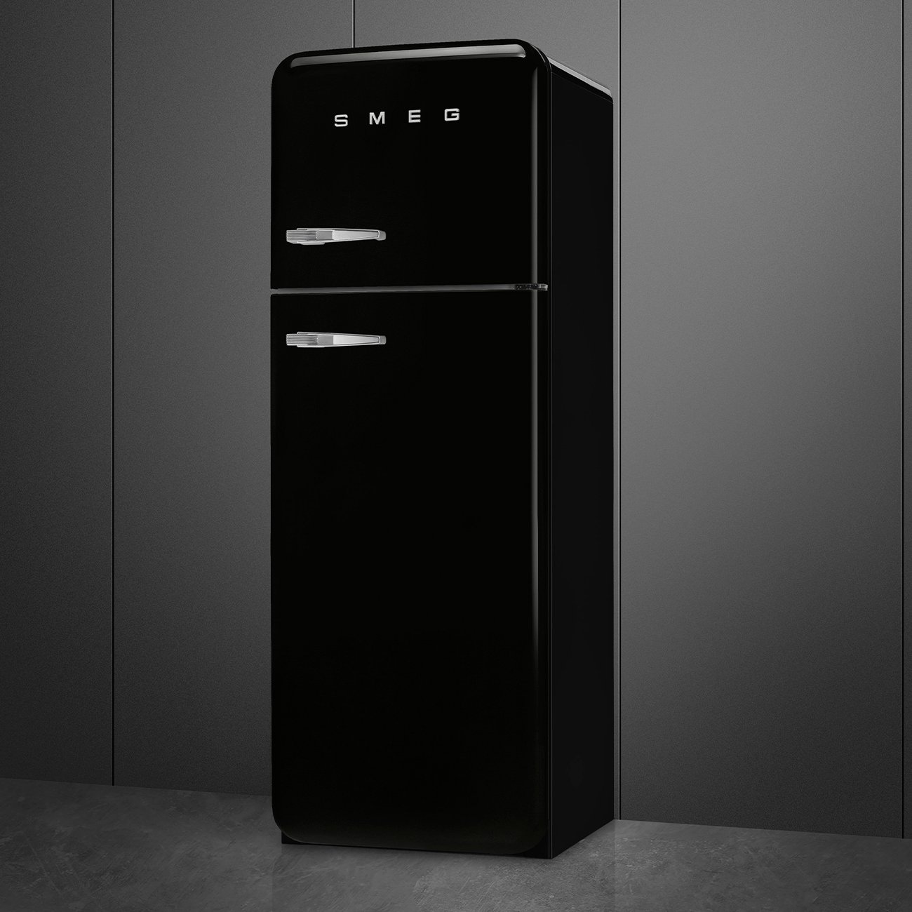 Smeg FAB30RBL5 Black Free standing refrigerator, view 4