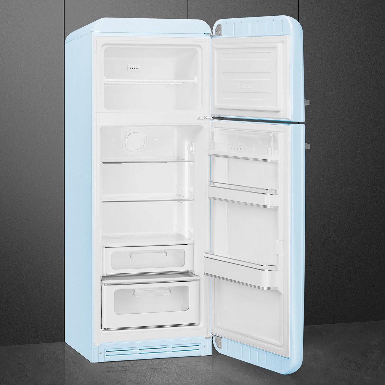 Smeg FAB30RPB5 Pastel blue Free standing refrigerator, view 2