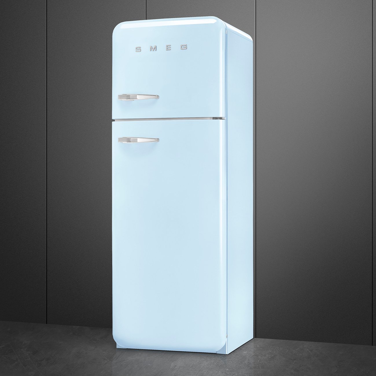 Smeg FAB30RPB5 Pastel blue Free standing refrigerator, view 4